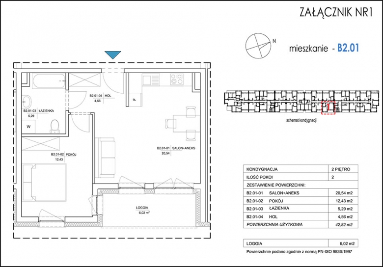 Apartament nr. B2.01